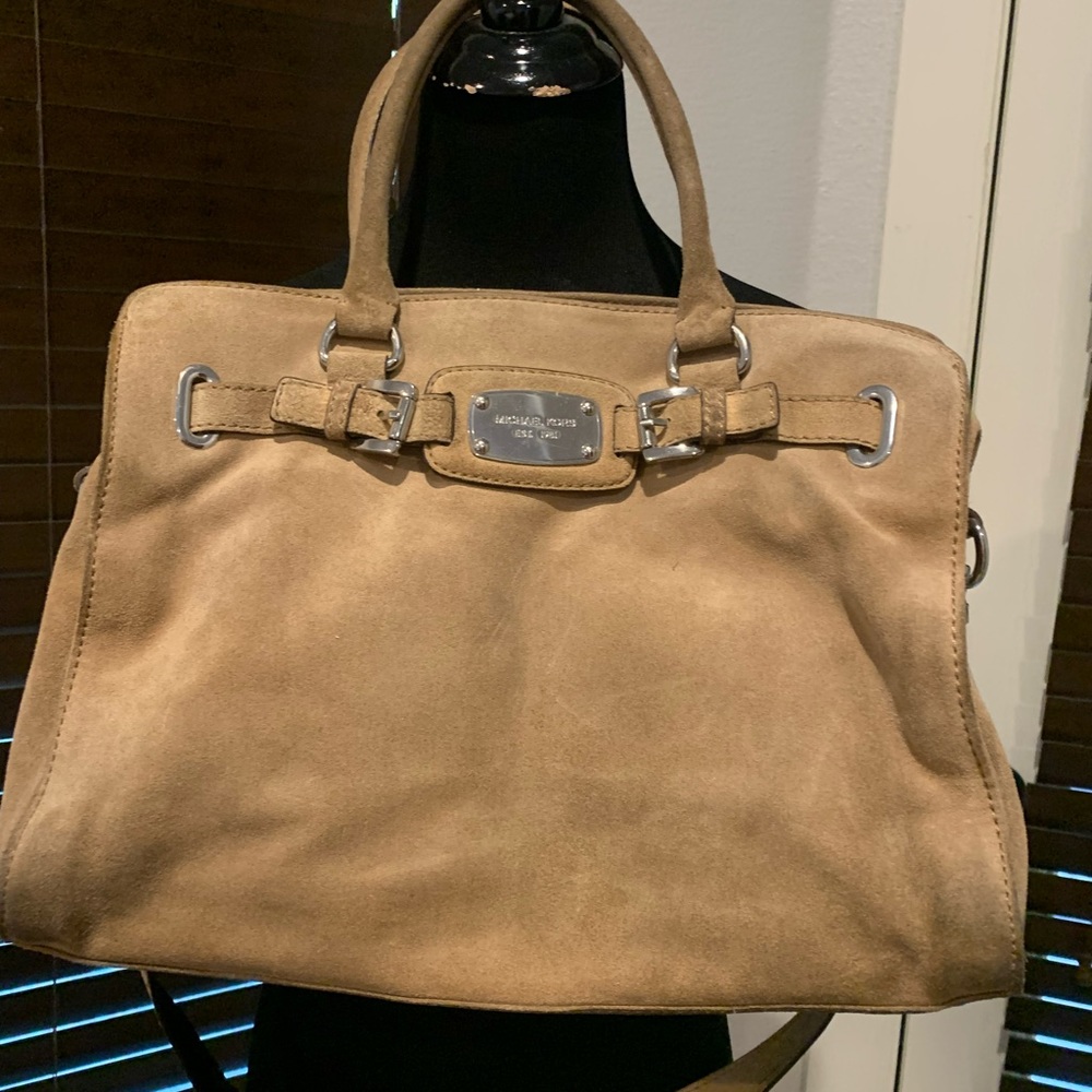 Michael Kors Suede Satchel Bag